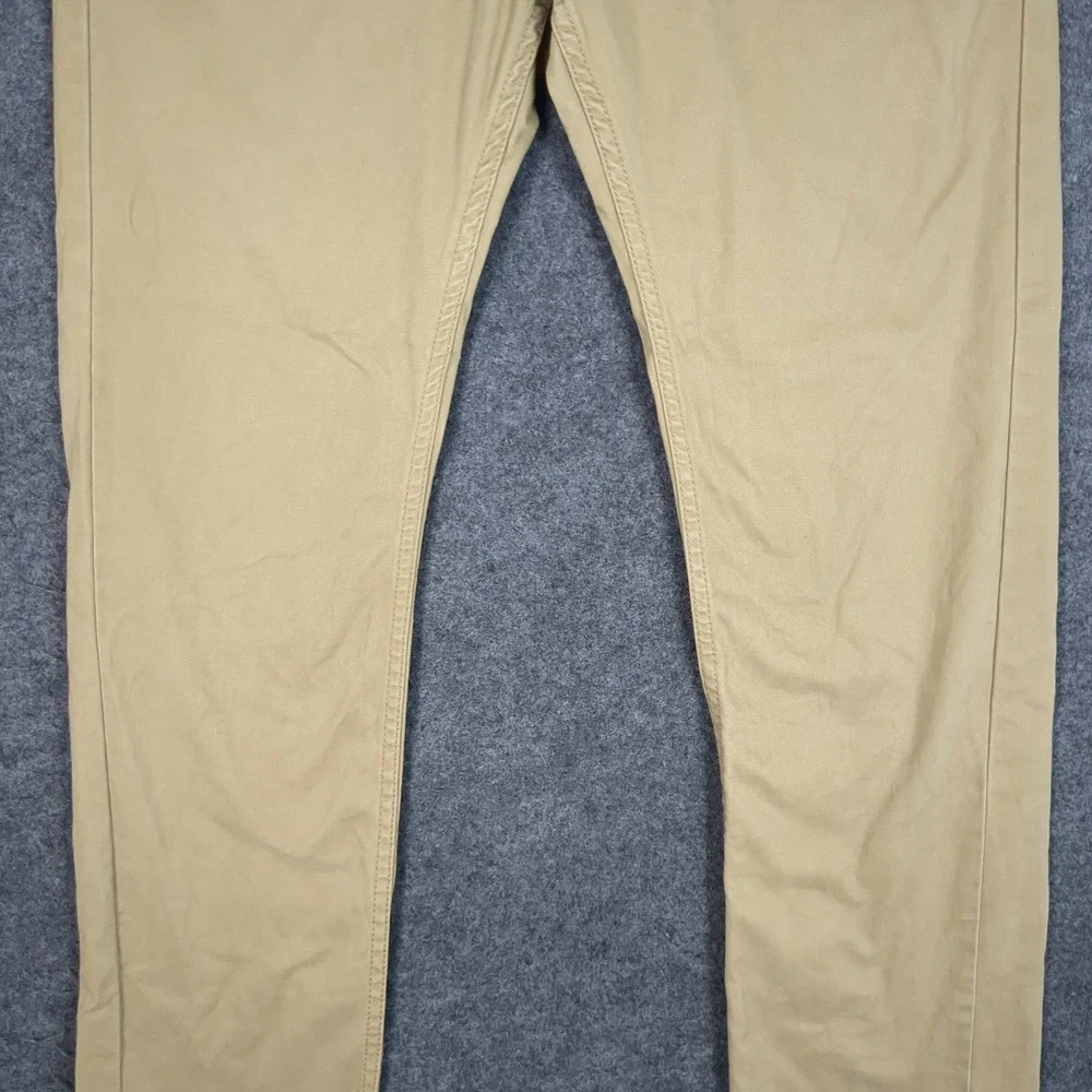 Levis 511 Slim Khaki Tan Chino Pants Boys Size 16 Reg W28 L28 Stretch‎ Cotton